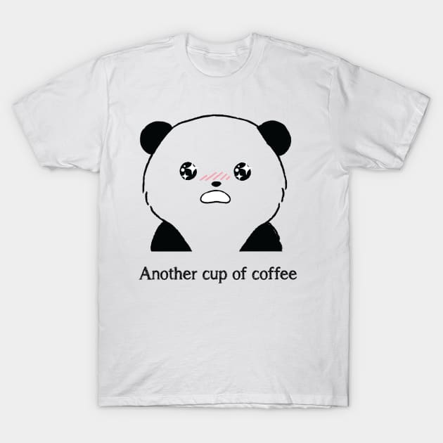 Panda coffee T-Shirt by AA